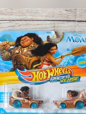 2026 Hot Wheels Racer Verse Disney Moana MAUI & MOANA NEW